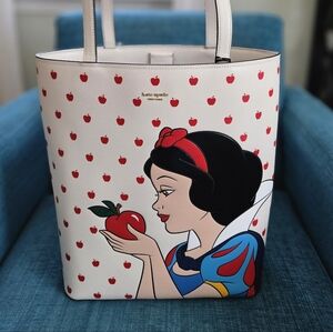 Kate Spade Cream and Red Snow White Tote